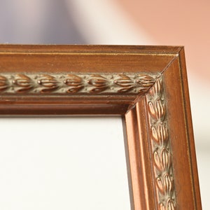 Rustic Dark Gold Finish On Ornate Classical Motif Pattern | Picture Frame | Any Size Available | Custom Sizes