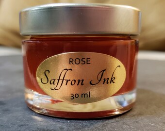 Rose Water Saffron Ink