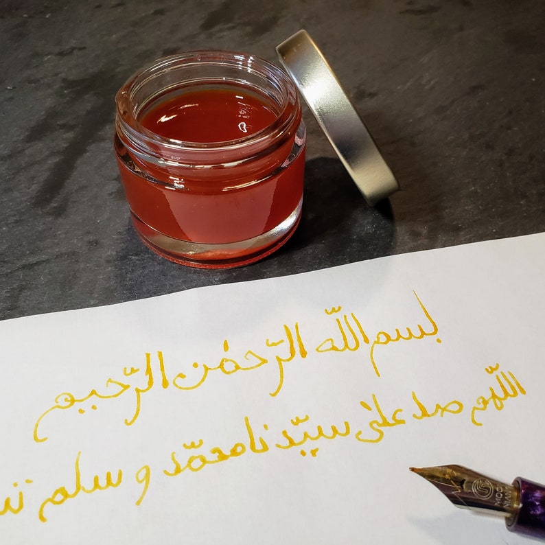 Rose Water Saffron Ink Etsy