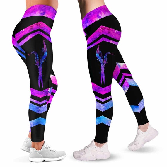 Proud Dog Groomer Leggings for Women. Pattern Printed Women Leggings.  Feather Scissors Watercolor Line. Dog Grooming Clothes Gift for Women. -   Canada