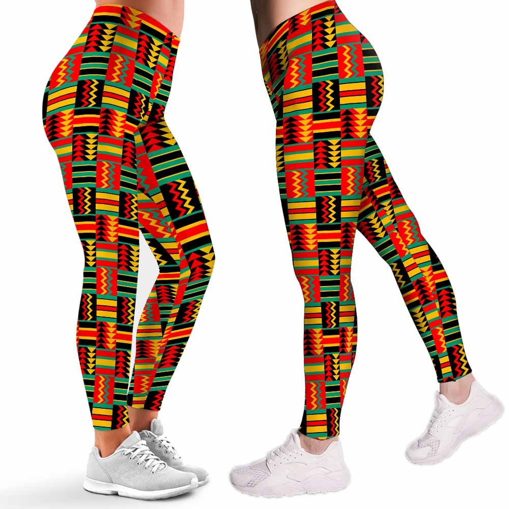 African clearance print tights