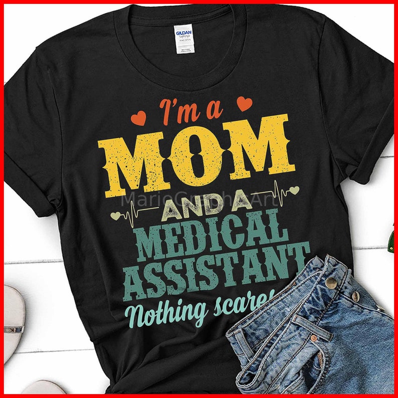 Proud medical assistant shirt for women. medical assistant mom Etsy