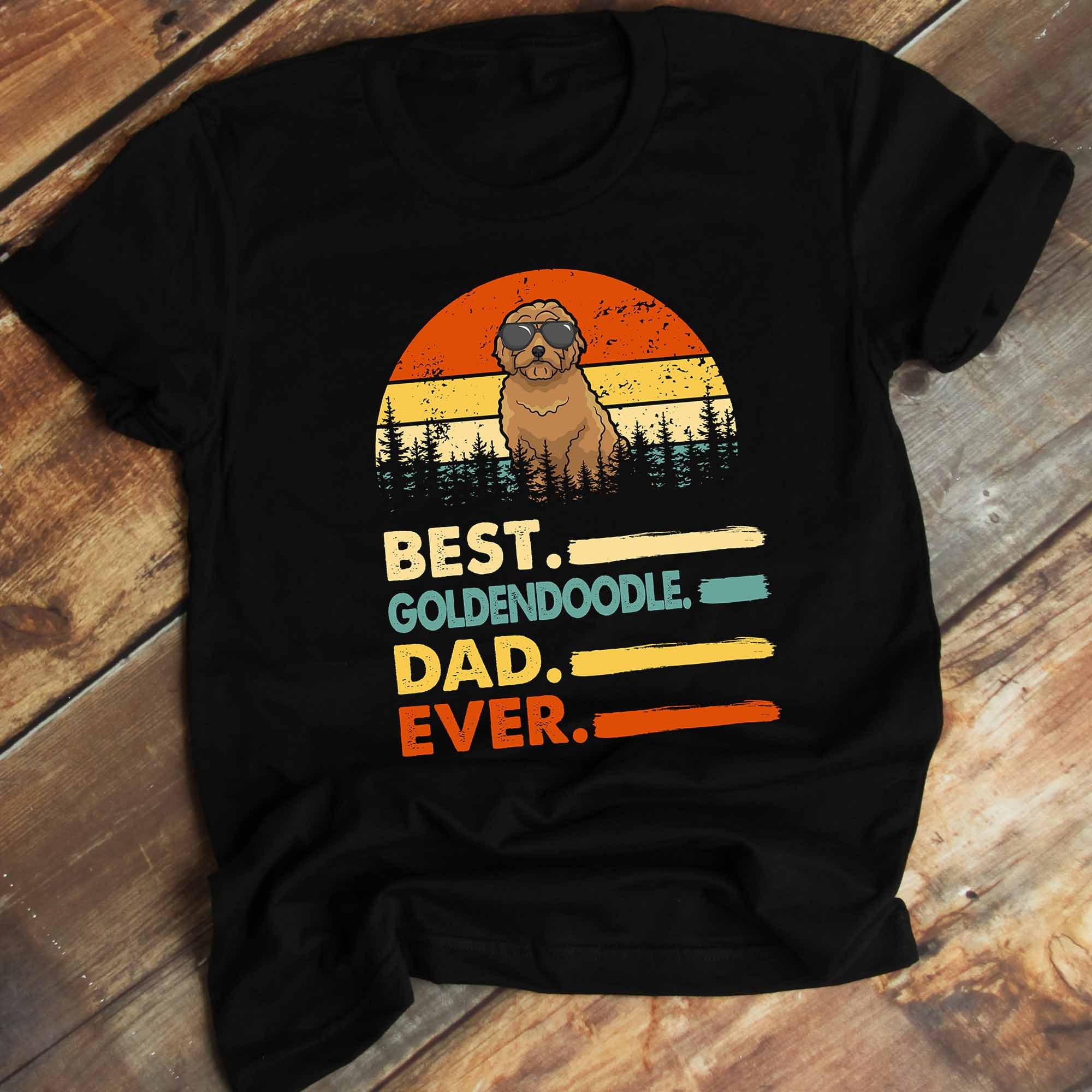 Best Doodle Dad Ever  Goldendoodle Short-Sleeve Unisex T-Shirt
