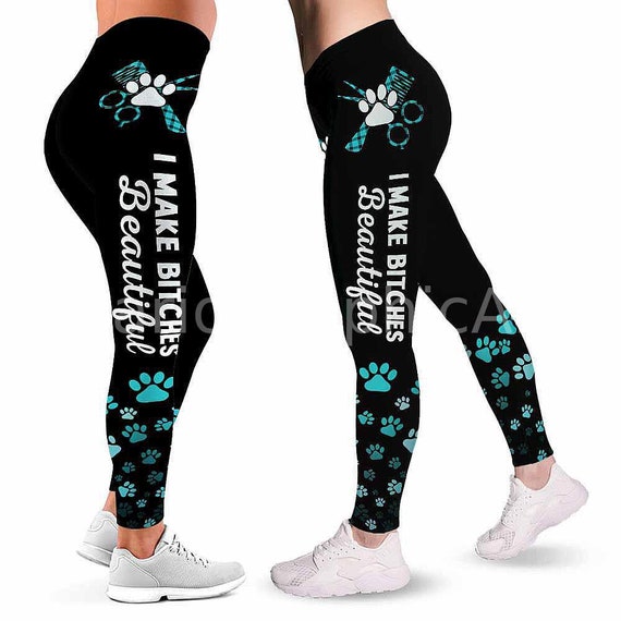 Proud Dog Groomer Leggings for Women. Dog Grooming Paw Pattern Women  Leggings. Dog Grooming Clothes Gift for Women, Birthday Gift for Her. -   Canada