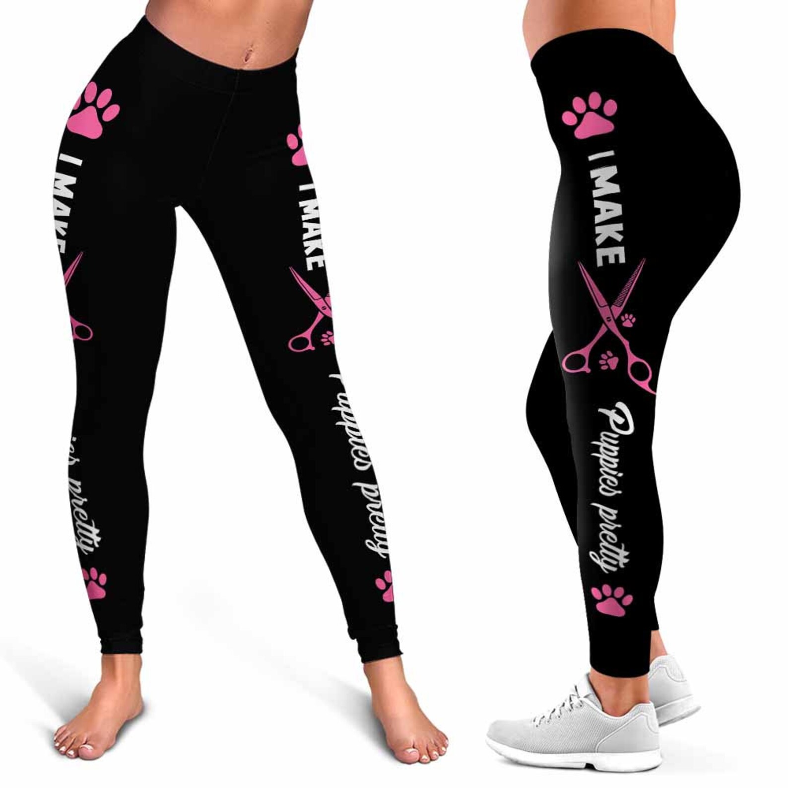 Proud Dog Groomer Leggings for Women. Dog Grooming Puppies Etsy