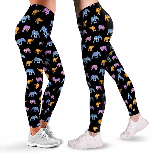 Elephant Leggings Etsy
