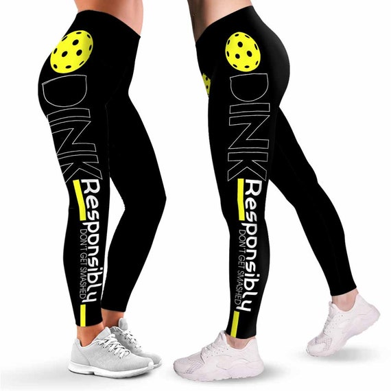 Pickleball Leggings for Women. Pickleball Tournament Dink Responsibly Women  Leggings. Pickleball Tights Pants Pickleball Gift for Women -  Canada