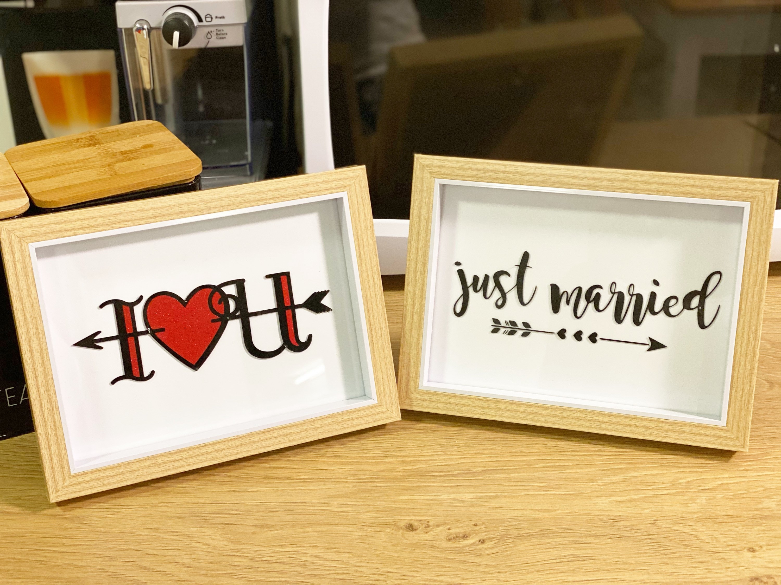 Personalised Frames with Vinyl Decor Etsy