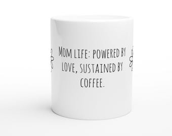 Taza de cerámica elegante para mamá / Taza de café o té única y duradera / Regalo para mamá