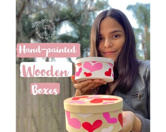 Valentines Day box/ Wooden Box/ Gifting