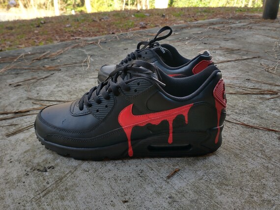 Air Max 90 Slime way Red drip | Etsy