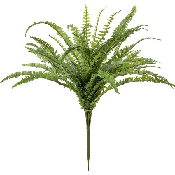 Plante de fougère forestière réaliste – 60 cm de hauteur, 60 cm de diamètre – Déco de verdure artificielle