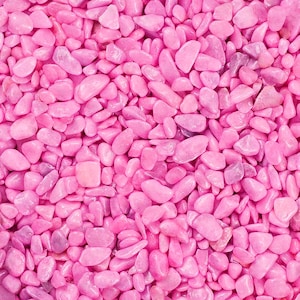 Pink Coloured Nuggets - 6-8mm - 1kg Pack - Versatile Decorative Accents Craft