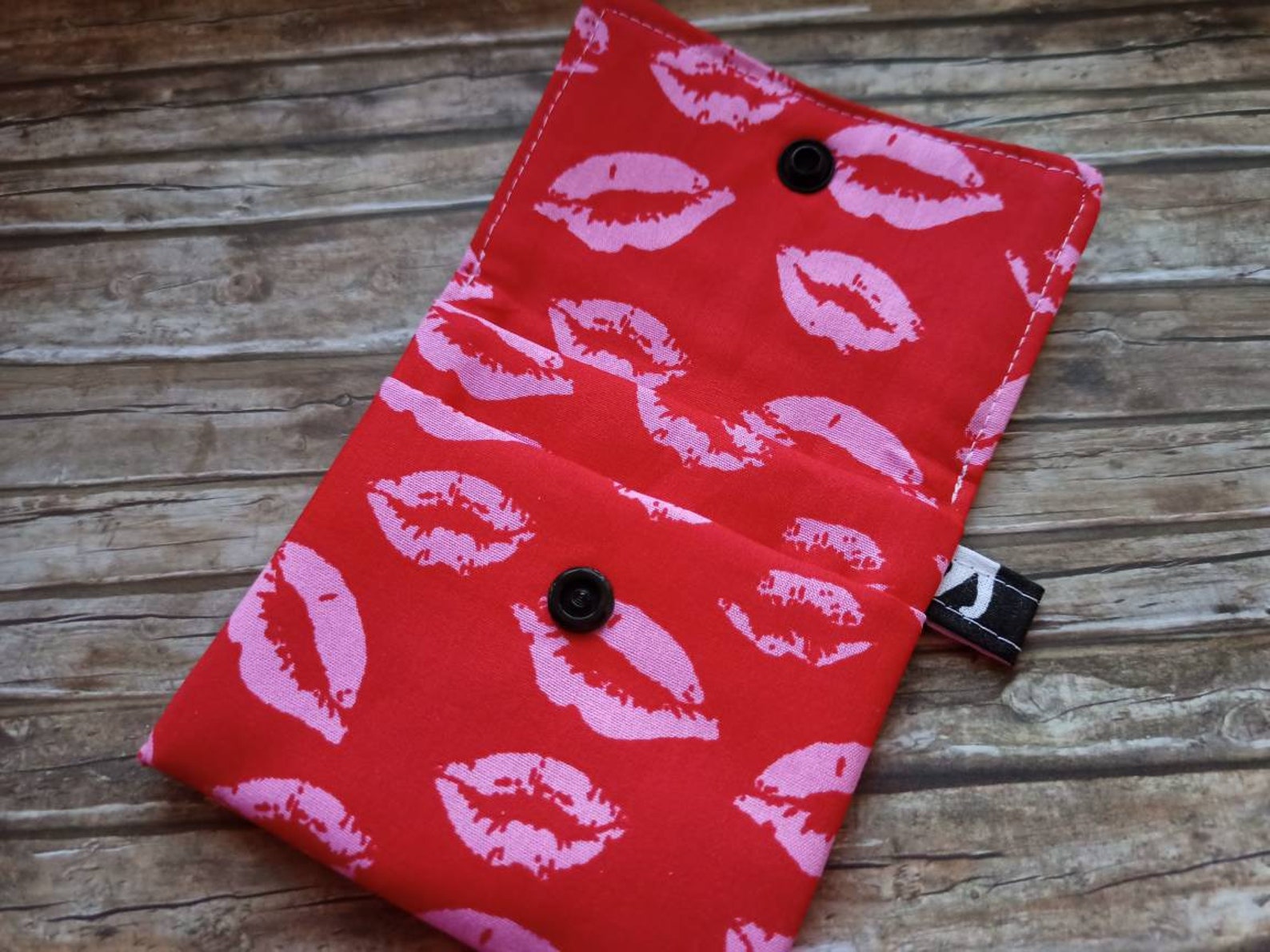 Small purse case made of fabric with 2 compartments. Mini bag Etsy