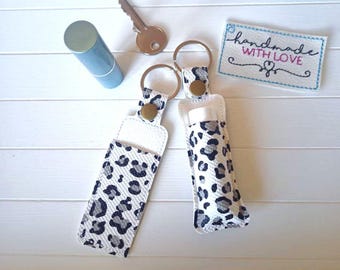 Lippenbalsam Halter Anhänger Lippenstifthalter Schlüsselanhänger Geschenk beste Freundin