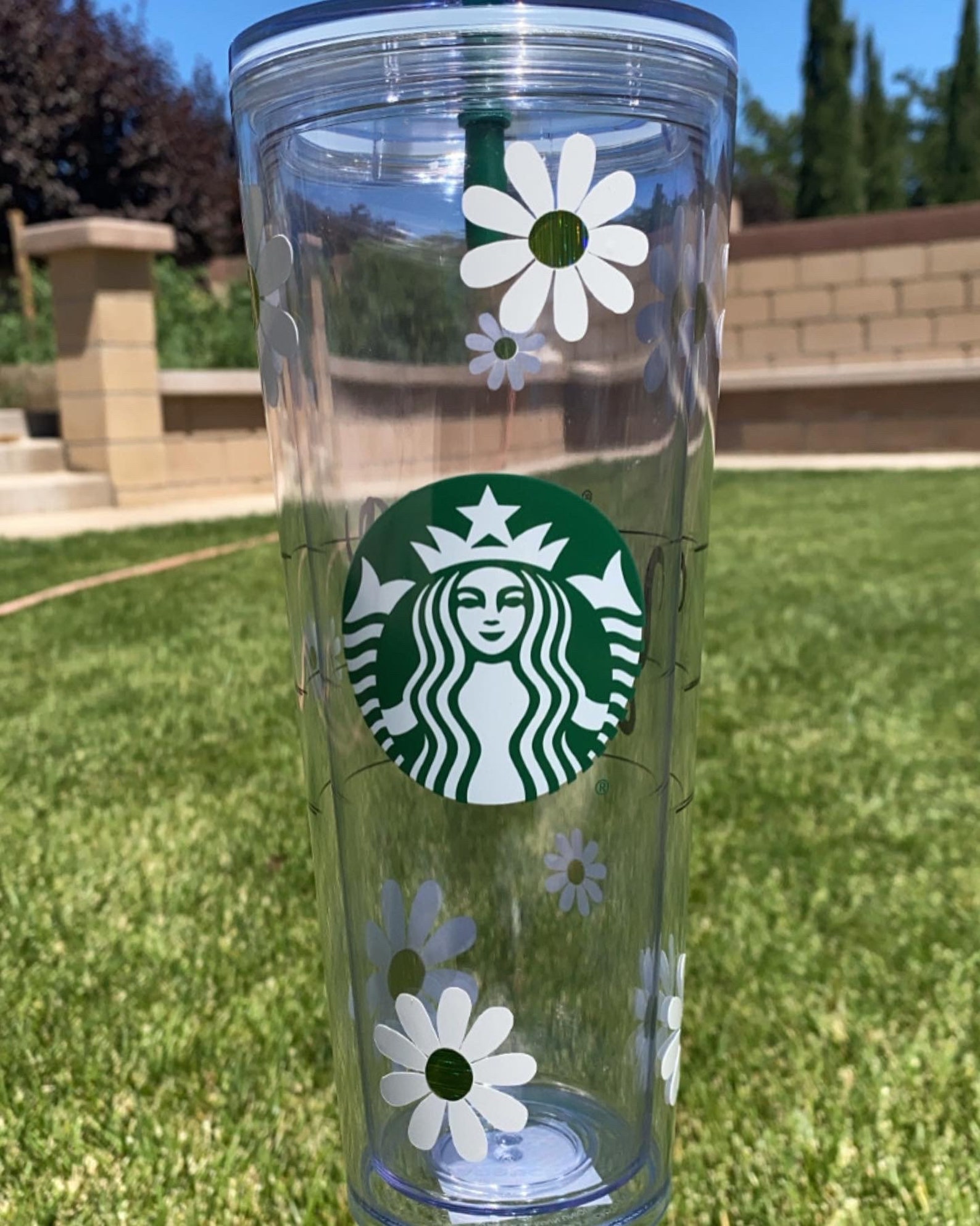 Custom clear Starbucks cup Etsy