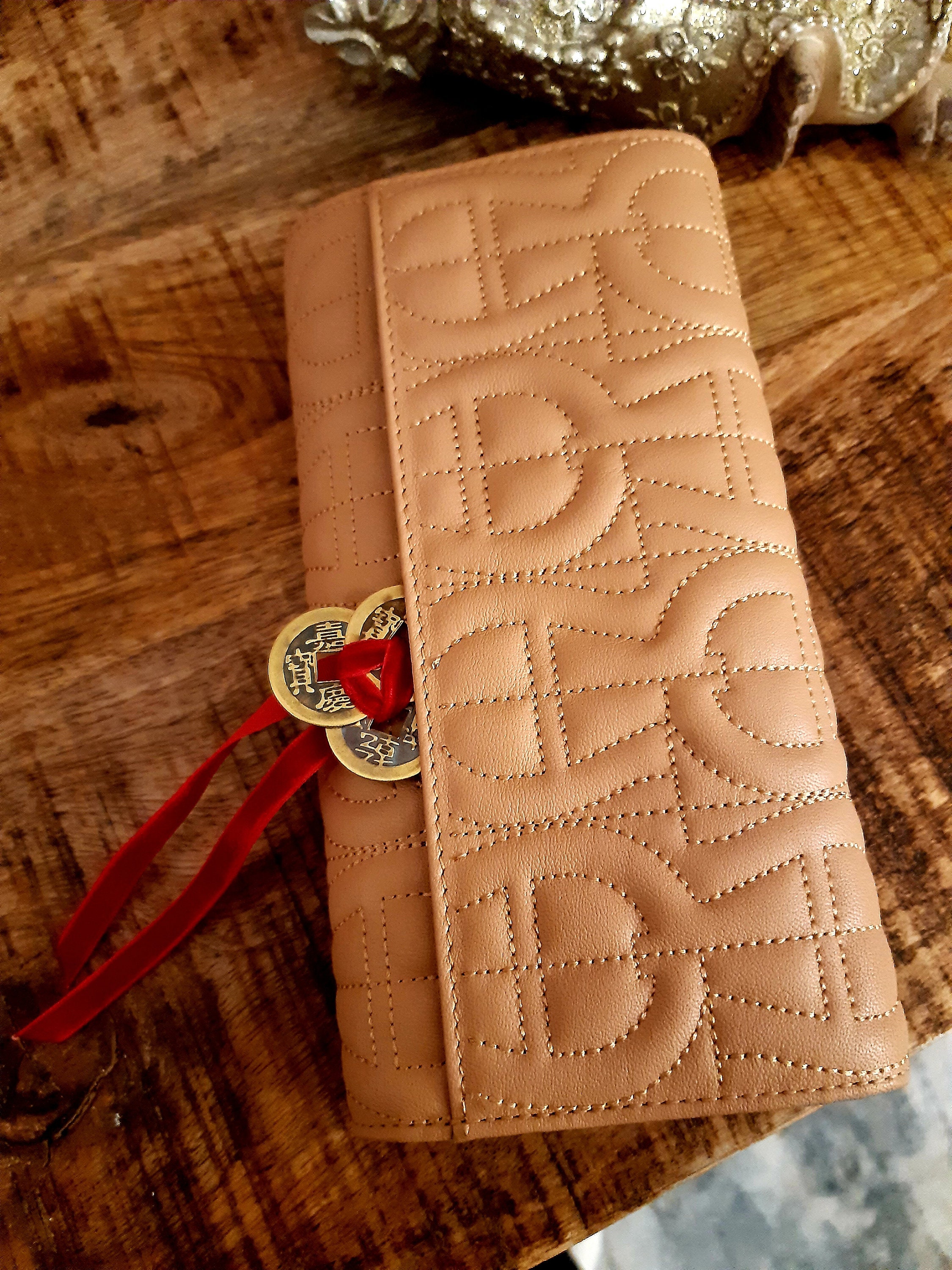 Carta D'Oro Feng Shui - Talismano Portafortuna Per Ricchezza E Prosperità - Foto 2