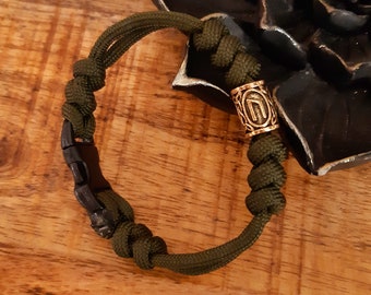 Scandinavian Bracelet, Viking talisman, Viking Runes Bracelet, Viking Jewelry, Elder futhark runes Bracelet, Free shipping to Germany
