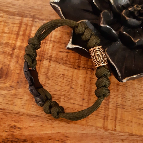 Scandinavische armband, Viking talisman, Viking Runen armband, Viking sieraden, Elder futhark runen armband, gratis verzending naar Duitsland