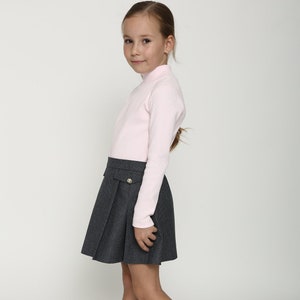Girls School Skirt Girls Mini Skirts Back to School Skirt - Etsy