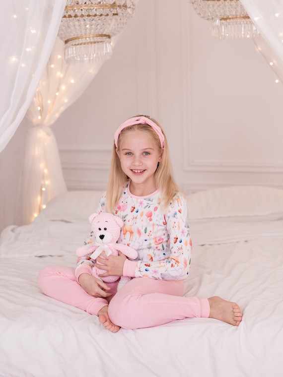 Girls Cotton Pajama Set Girls Pajama Sets Girls Pj Set Girls Etsy