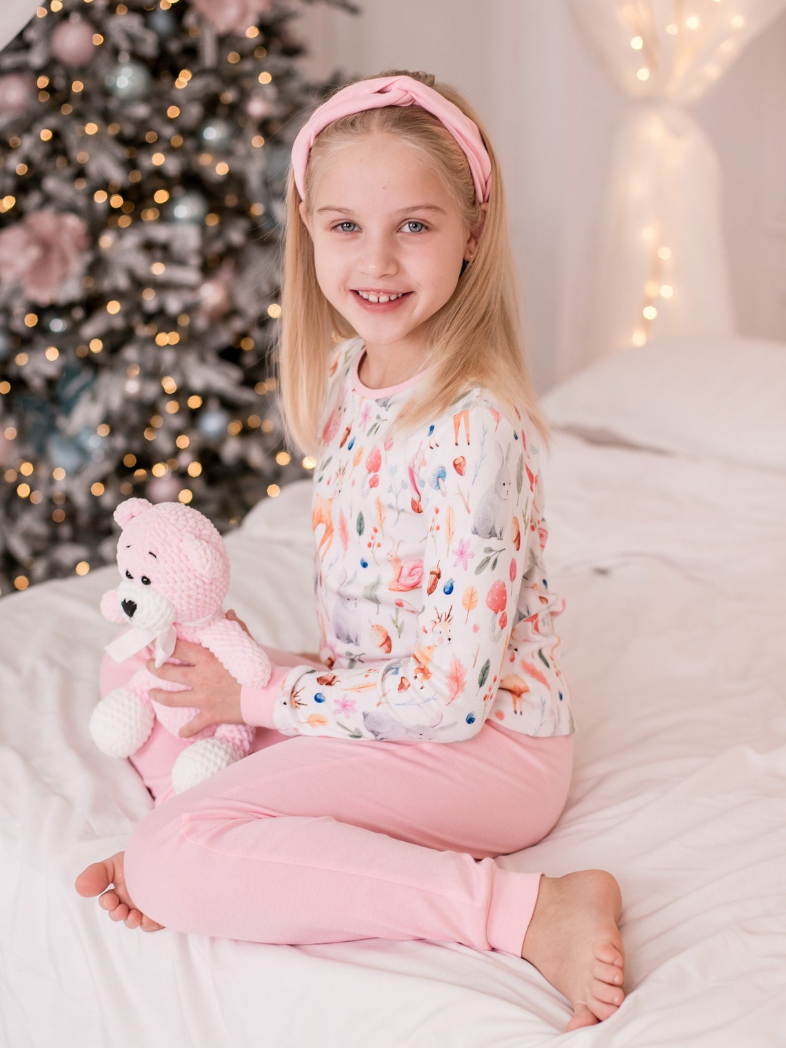 Girls Cotton Pajama Set Girls Pajama Sets Girls Pj Set Girls Etsy