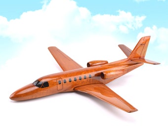 Cessna Citation V - Cessna business jet - Wooden handmade aircraft - Gift for pilots