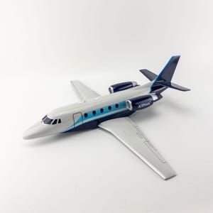 Custom Wood Airplane Model: Personalized Handcrafted Pilot Gift | Aviation Decor | Civilian or Commercial