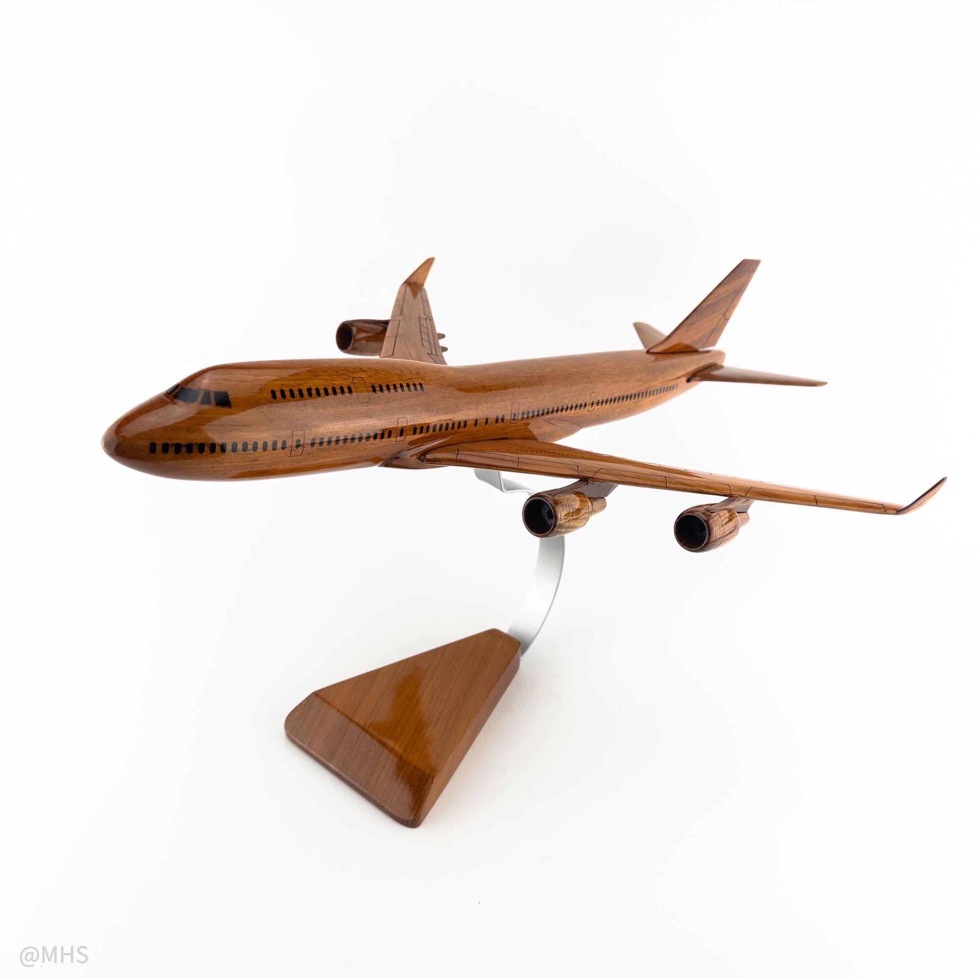 木製 飛行機 模型 航空機 オブジェ　マホガニー　ボーイング Mahogany model airplanes - Etsy 日本