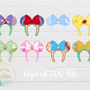 Tiara inspirada em princesa SVG | Arquivo digital em camadas | Conto de fadas | Arquivos de download digital | Personalizado | Para Cricut, Silhueta | Arte | Real