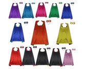 Kids Boy Superhero Cape And Mask Dress UP Theme Party Fancy Capes Hero Costume