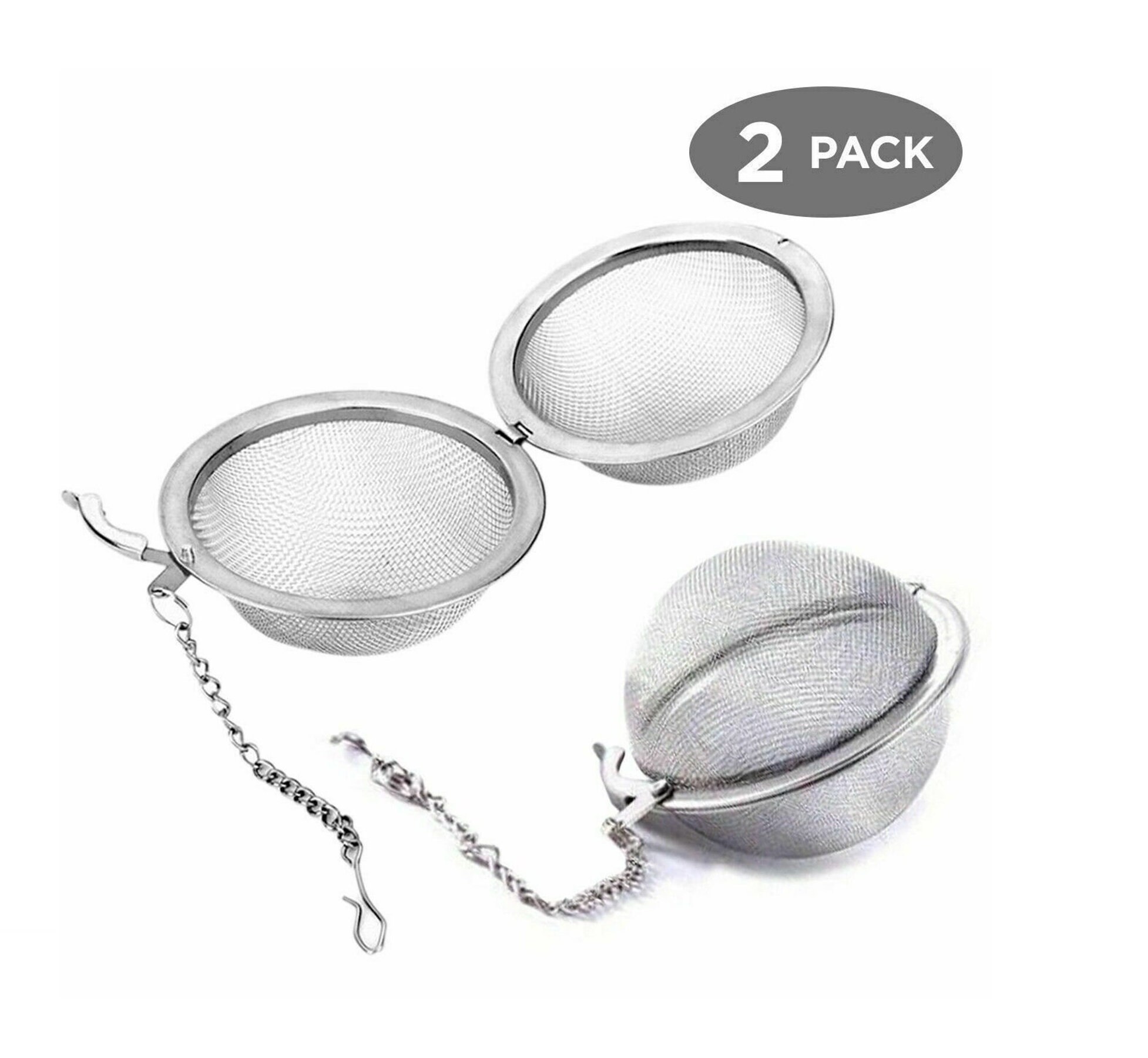 2 Pack Tea Ball Strainer Infusor Acero inoxidable Filtro de Etsy España