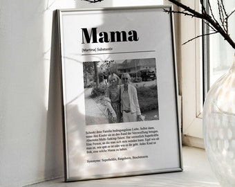 Muttertag Geschenk für Mama oder Frau - Geschenk für Frau - Geburtstagsgeschenk Frau, Mutter, Mama, Mutti, Eltern