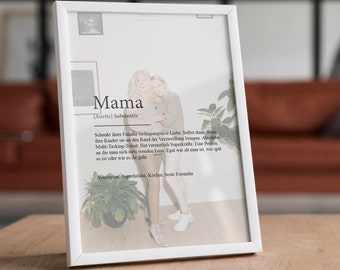 Muttertag Geschenk für Mama oder Frau - Geschenk für Frau - Geburtstagsgeschenk Frau, Mutter, Mama, Mutti, Eltern