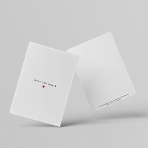 Cartão postal Love - Cartão de casamento - Cartão de aniversário de casamento - Cartão de aniversário - Presente de aniversário para ele ou presente de aniversário de casamento para homem imagem 3