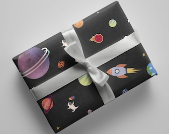 Geschenkpapier Kinder - Bogen - Geburtstag oder Weihnachten - 70x50 cm - Nachhaltige Geschenkverpackung kaufen - bio, hochwertig, edel