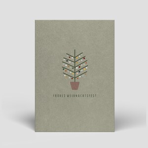Biglietto di Natale con busta inclusa - Buon Natale - Biglietti di Natale sostenibili fatti a mano - Cartoline per Natale - Set