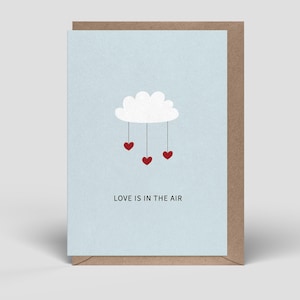 Postkarte Liebe - Hochzeitstag Karte - Jahrestag Karte - auch als Jahrestag Geschenk für ihn oder Hochzeitstag Geschenk - Klappkarte