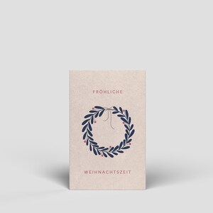 Biglietto di auguri natalizi midi - Buon Natale - Biglietti di auguri natalizi sostenibili fatti a mano - Cartoline per Natale