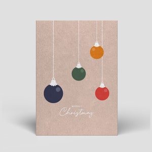 Cartolina di Natale con busta - Buon Natale - Cartoline di Natale sostenibili fatte a mano - Cartoline per Natale