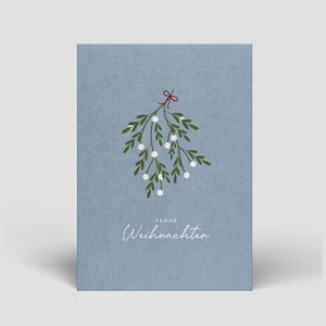 Biglietto di Natale con busta inclusa - Buon Natale - Biglietti di Natale sostenibili fatti a mano - Cartoline per Natale