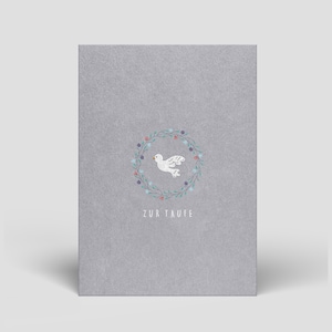 Carte de baptême avec enveloppe - Commandez dès maintenant votre carte de baptême chez Naturbedacht - Cartes postales, cartes de vœux et cartes des étoiles pour le baptême