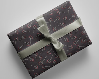 Papel de regalo navideño en hoja - 70 x 50 cm - Comprar embalaje de regalo sostenible - alta calidad, elegante - Embalaje de regalo de Navidad