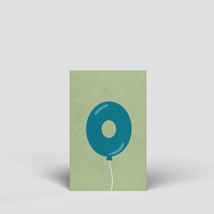 Carte midi numéro 0 - carte postale anniversaire illustrée pour homme, femme, enfant, carte numérotée, cartes d'apprentissage enfant numérotée, carte anniversaire