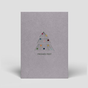 Biglietto di Natale con busta inclusa - Buon Natale - Biglietti di Natale sostenibili fatti a mano - Cartoline per Natale - Set
