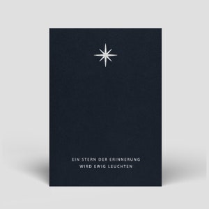 Trauerkarte inklusive Umschlag - Trauerkarten schreiben für die Mutter, Papa, Kind, Baby, Oma, Opa - Trauerkarte mit Spruch bestellen