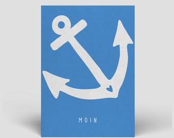 Hallo-kaart inclusief envelop - vuurtoren, verjaardag, maritiem, vakantiegroeten, ansichtkaart, zee