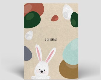 Carte de Pâques avec enveloppe - Carte Joyeuses Pâques - Envoyez maintenant une carte pour Pâques