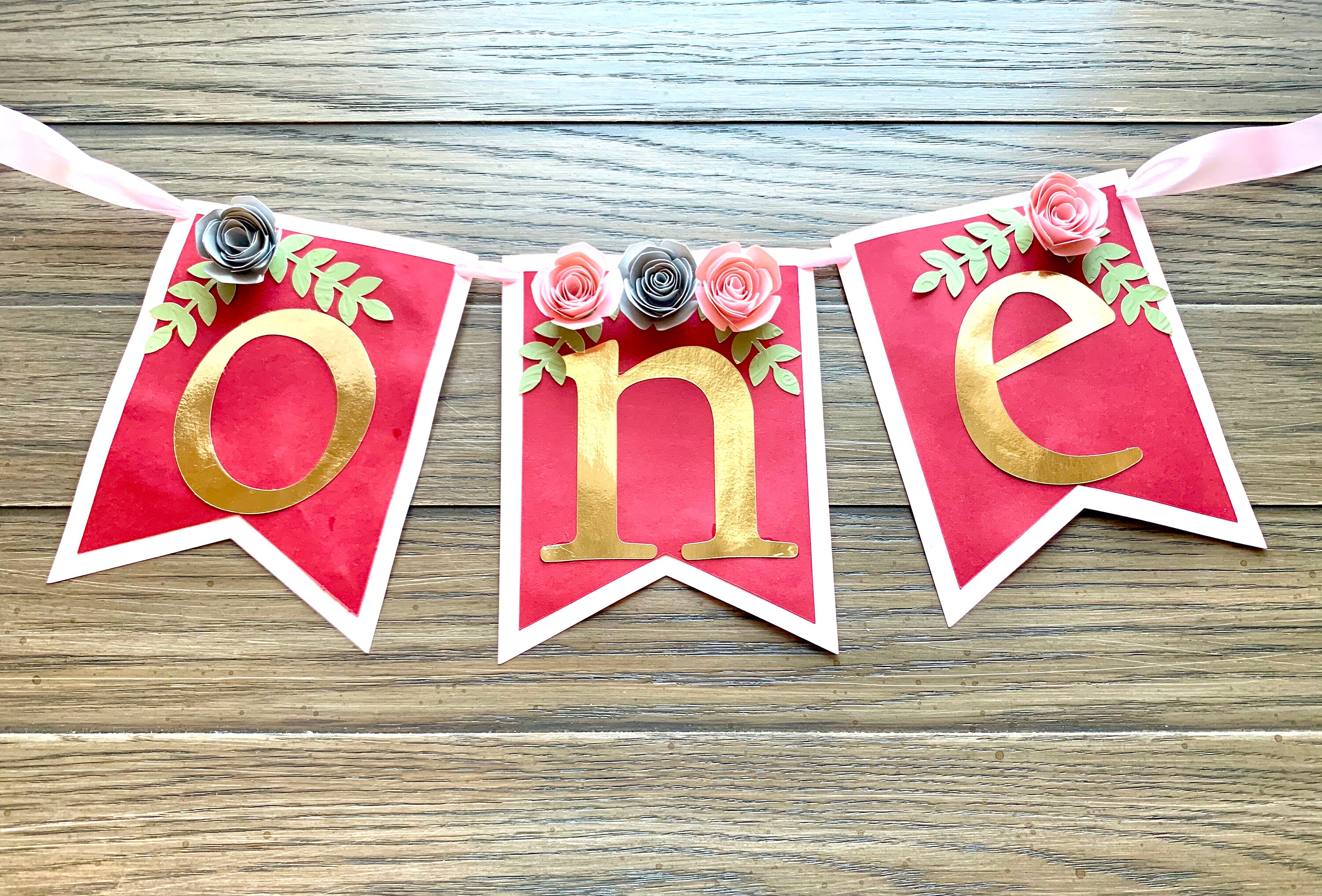 Happy Birthday Banner /custom Banner / ONE Banner / 1st Etsy