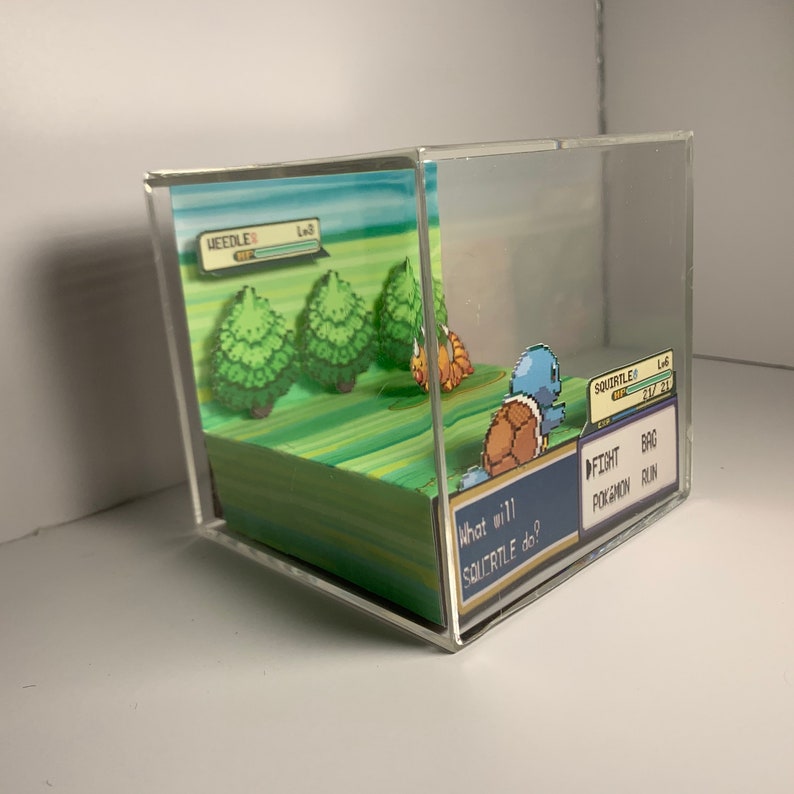 Pokemon Squirtle vs Weedle Cube